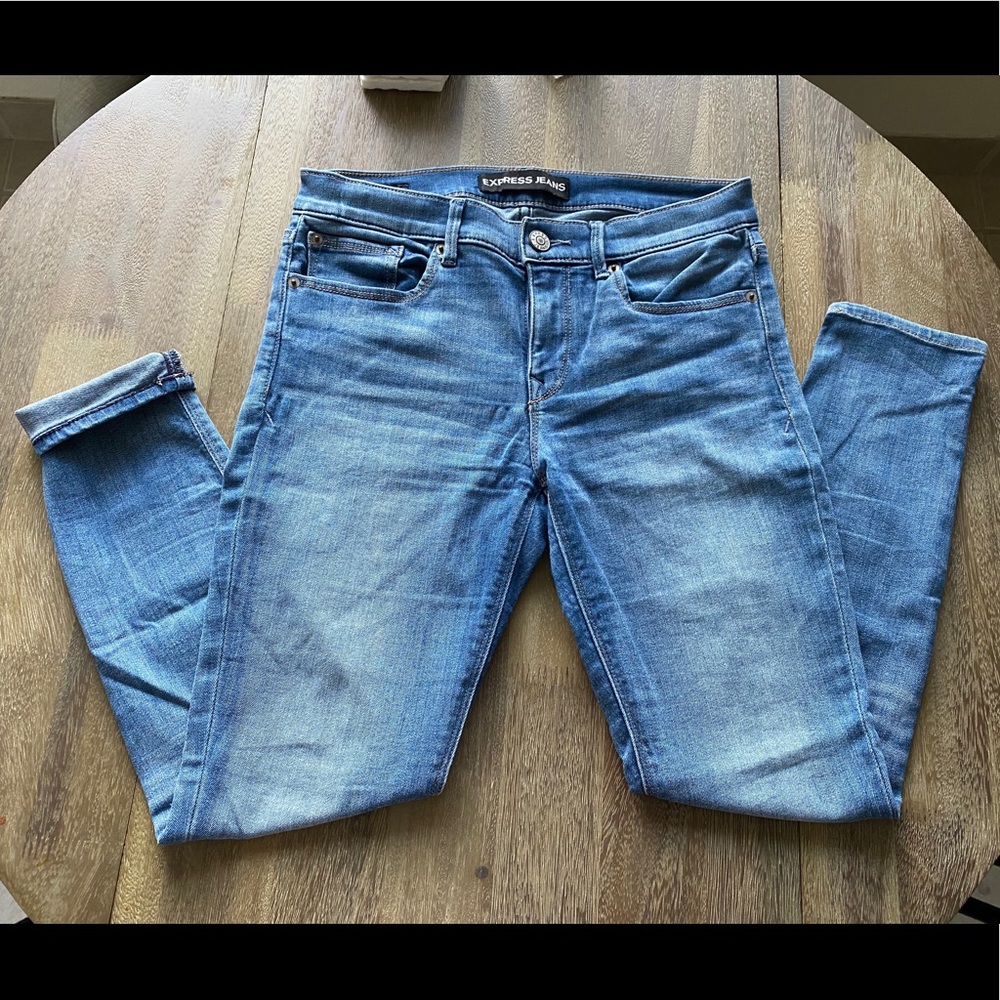 Express mid rise leggings